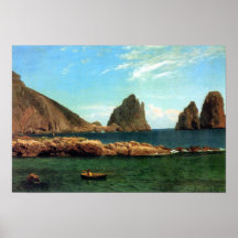Albert Bierstadt-Capri Poster