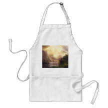 Albert Bierstadt In The Mountains Apron