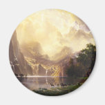 Albert Bierstadt In The Mountains Magnet
