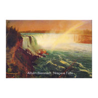 Albert Bierstadt, Niagara Falls. Stretched Canvas Prints