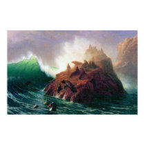 Albert Bierstadt-Seal Rock, California posters