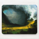 Albert Bierstadt Storm in The Mountains Mouse Pad