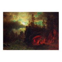 Albert Bierstadt-Trapper's camp posters