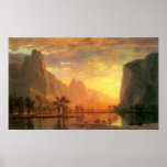 Albert Bierstadt-Valley in Yosemite Posters