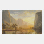 Albert Bierstadt - Valley of the Yosemite Rectangular Sticker