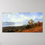 Albert Bierstadt-View of the Hudson River Vally Poster