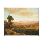 Albert Bierstadt - Wind River Country Canvas Print