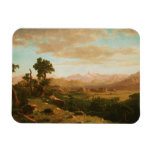 Albert Bierstadt - Wind River Country Rectangular Photo Magnet