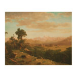 Albert Bierstadt - Wind River Country Wood Print