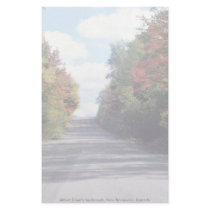 Albert County backroads, New Brunswick, Canada Stationery