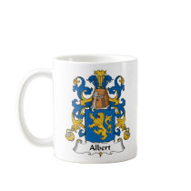 Albert Family Crest mugs