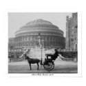 Albert Hall horse carriage, London England 1904 print