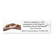 Albert Schweitzer quote bumper stickers by dogtownrescue Albert Schweitzer quote bumper stickers