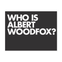 ALBERT WOODFOX POSTCARD