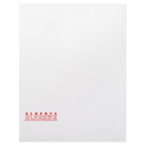 Alberta, Alabama City Design Personalized Letterhead