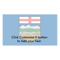 Alberta (Alternate Version) flag Business Card