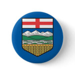 Alberta (Alternate Version) flag Pinback Buttons
