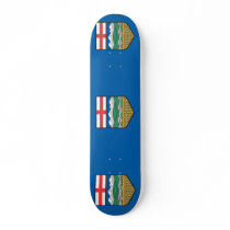 Alberta (Alternate Version) flag Skateboard
