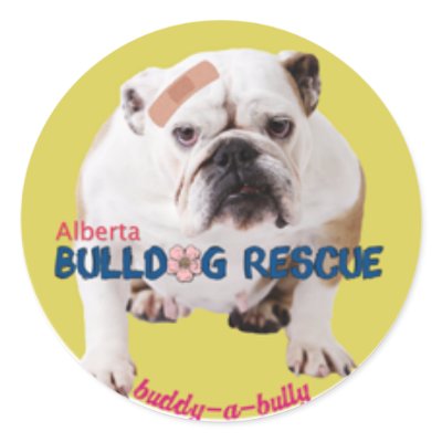 Alberta Bulldog Rescue Stickers by albertabulldogrescue