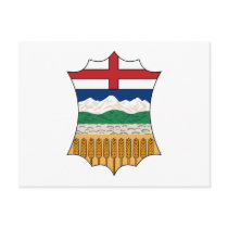 Alberta Coat of Arms (alternate) Postcard