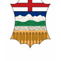 Alberta Coat of Arms (alternate) T-shirt by FlagTshirts Alberta Coat of Arms (alternate) T-shirt