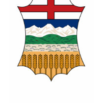 Alberta Coat of Arms (alternate) T-shirt by FlagTshirts Alberta Coat of Arms (alternate) T-shirt