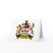 Alberta Coat of Arms Greeting Card by FlagTshirts Alberta Coat of Arms Greeting Card