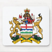 Alberta Coat Of Arms mousepads by teyes143 Alberta Coat Of Arms mousepads