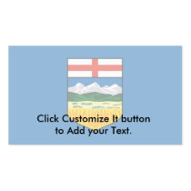 Alberta flag business card template
