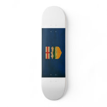 Alberta Flag Custom Skateboard