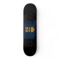 Alberta Flag Skateboard