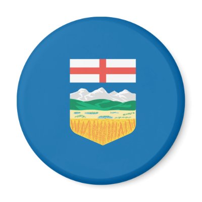 ALBERTA FLAT T-SHIRT REFRIGERATOR MAGNETS by flagshirts
