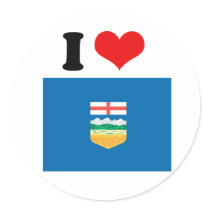 ALBERTA FLAT T-SHIRT stickers by flagshirts ALBERTA FLAT T-SHIRT stickers