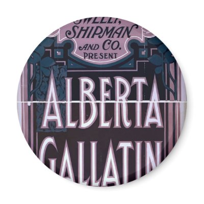 Alberta Gallatin Retro Theater Fridge Magnets by photochrom