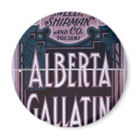 Alberta Gallatin Retro Theater magnets
