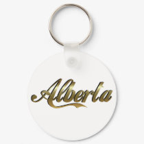 Alberta keychain by burntright Alberta keychain