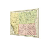 Alberta, Saskatchewan Stretched Canvas Print