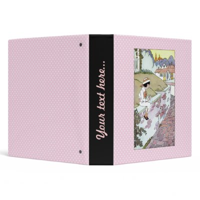 Albert's pet bunny 3 ring binder by nostalgiashop