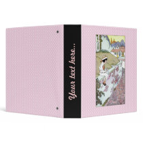 Albert's pet bunny 3 ring binder