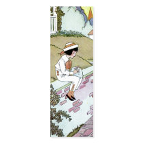 Albert's pet bunny bookmark business cards