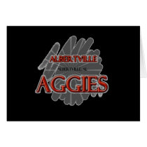 Albertville High School Aggies - Albertville, AL Greeting Card