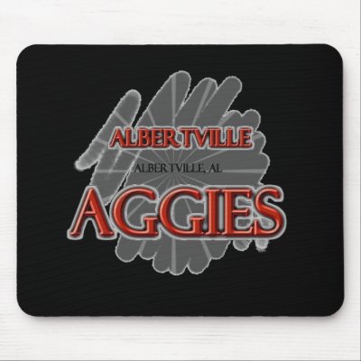 Albertville High School Aggies - Albertville, AL Mousepads by ShowSchoolSpirit