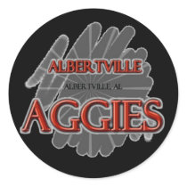 Albertville High School Aggies - Albertville, AL Sticker