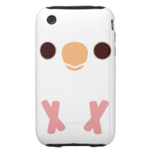 Albino Cockatiel Tough iPhone 3 Case
