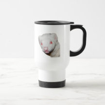Albino Ferret Picture Coffee Mug