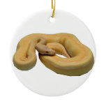 Albino Genetic Stripe Pastel Christmas Tree Ornament