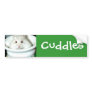 Albino Hamster Photo Bumper Sticker