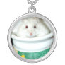 Albino Hamster Photo Custom Jewelry