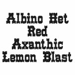 Albino Het Red Axanthic Lemon Blast Hoody