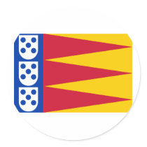 Albrandswaard, Netherlands Round Sticker